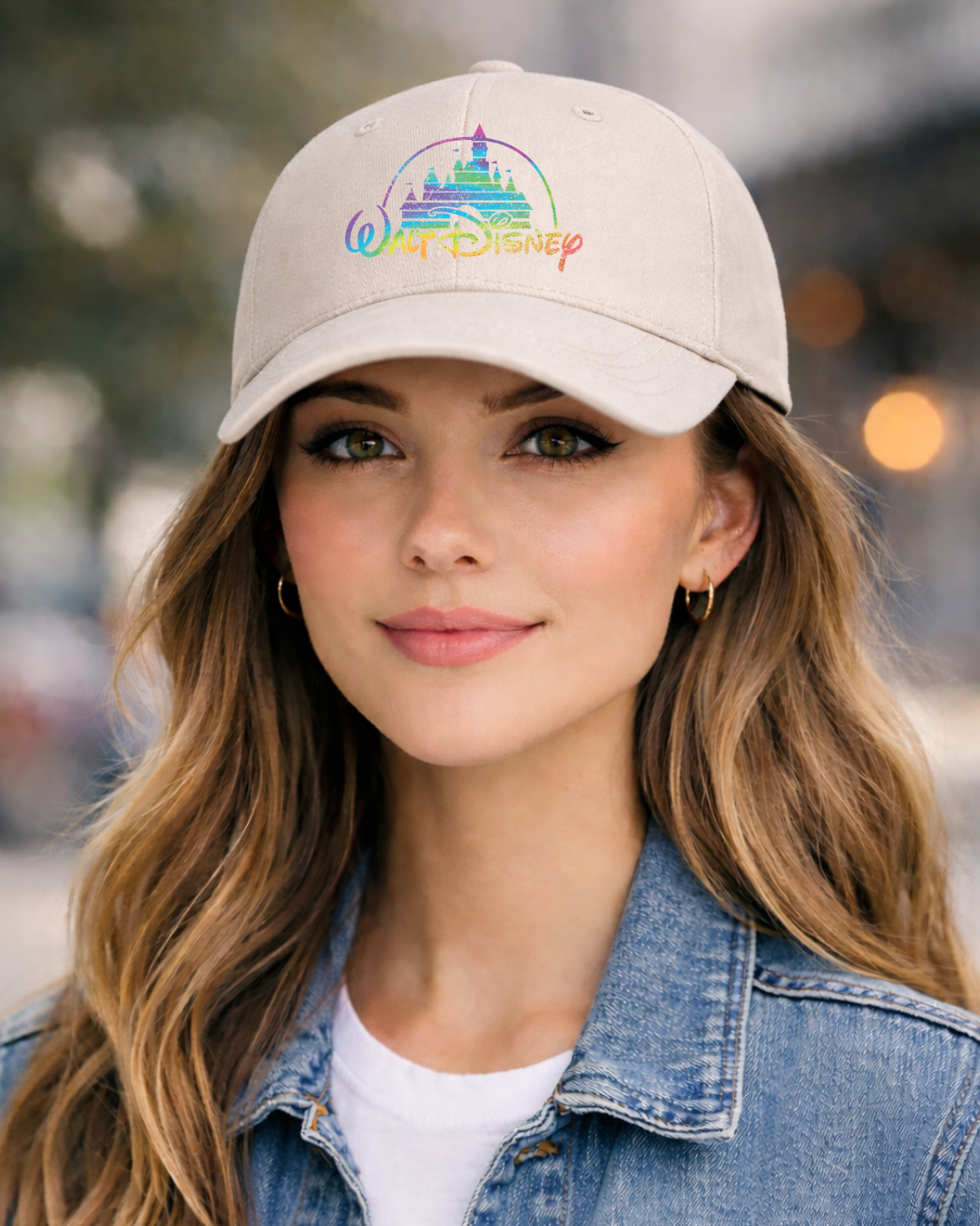 Rainbow Walt Disney Castle Adult Disney Basketball Hat, Character Theme Cap,  Park Ready Outfit, Disney Baseball Cap