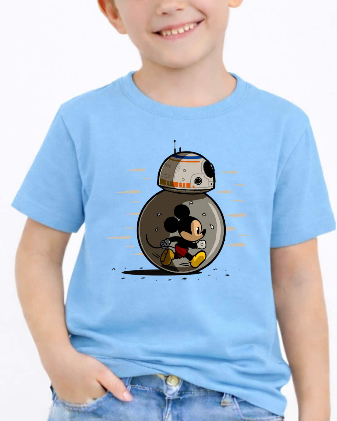 Mickey Mouse BB8 Disney Kids T-Shirt | Disney Everyday Tee | Disney Outfit