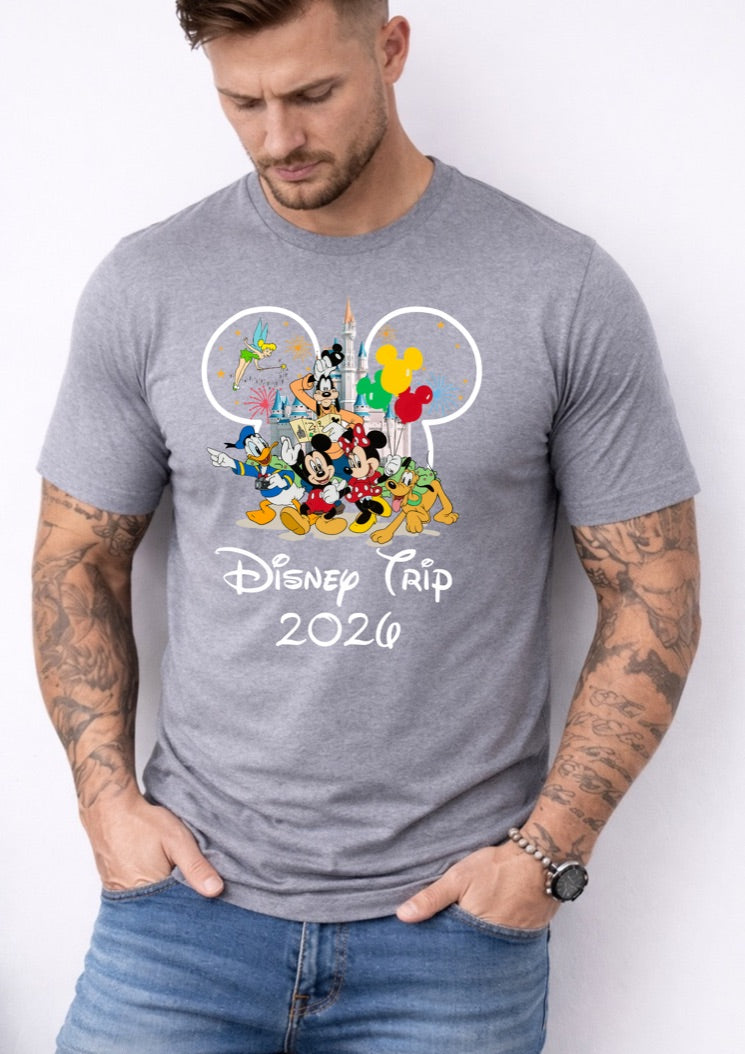 Mickey Mouse Disney Trip 2026 Disney t-shirt, Disney fashion, Disney clothes, Disney tops, Disney tee, Disney lover