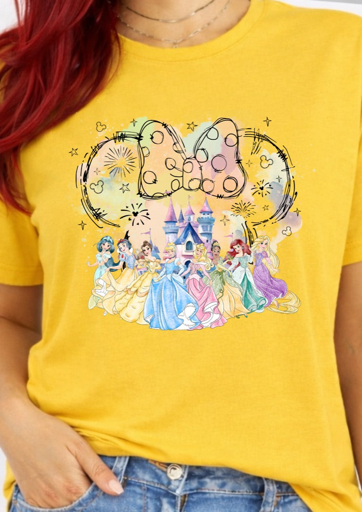Princess Minnie Castle Disney T-shirt, Disney fashion, Disney clothes, Disney tops, Disney tee, Disney lover