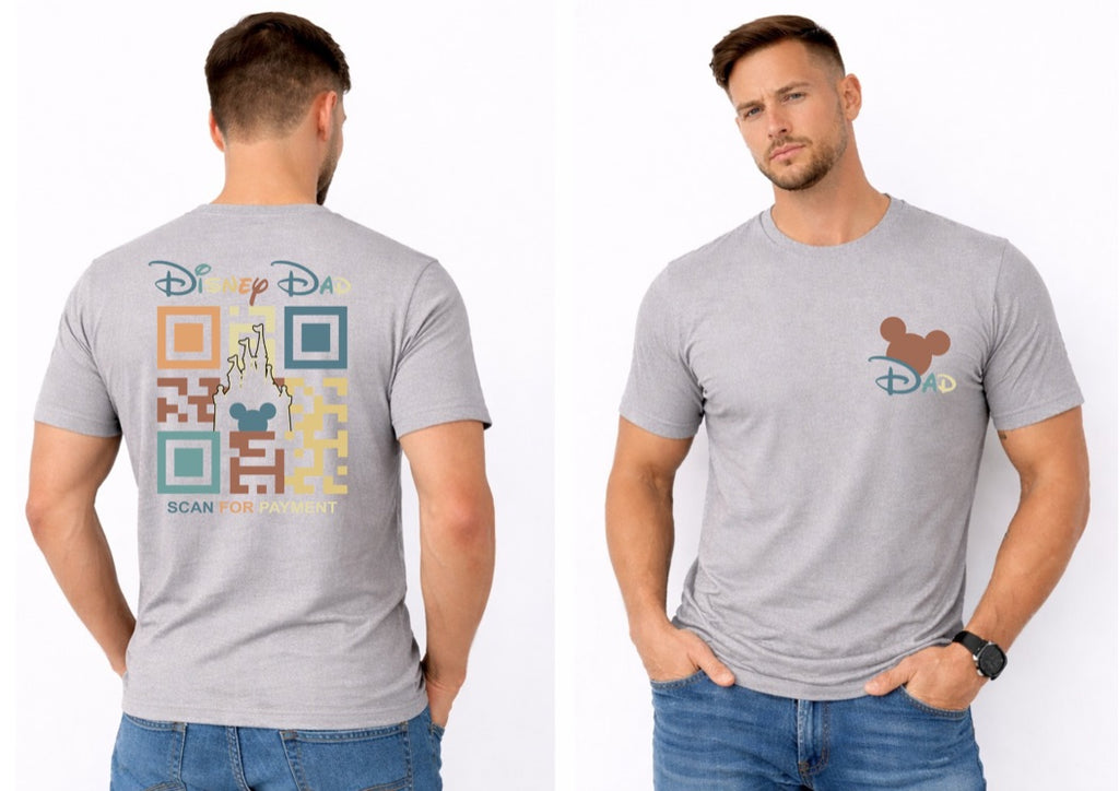 Disney Dad QR Code Disney t-shirt, Disney fashion, Disney clothes, Disney tops, Disney tee, Disney lover