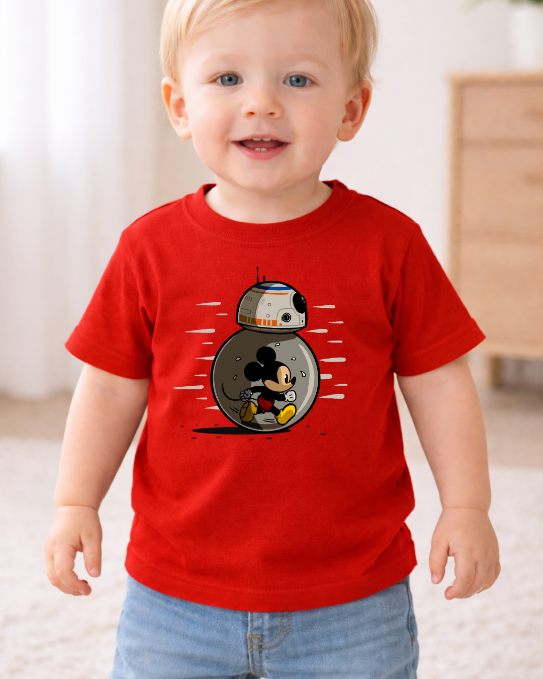 Mickey Mouse BB8 Disney Baby/Toddler T-Shirt | Disney Everyday Tee | Disney Outfit