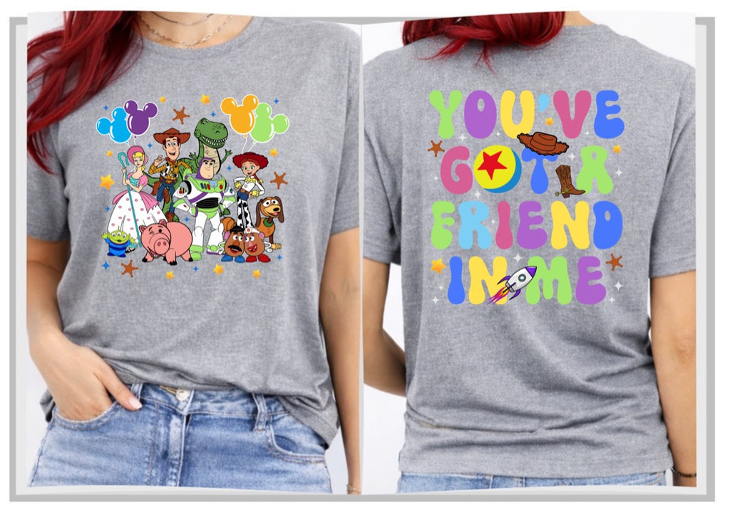 Toy Story You've Got A Friend In Me Disney t-shirt, Disney fashion, Disney clothes, Disney tops, Disney tee, Disney lover