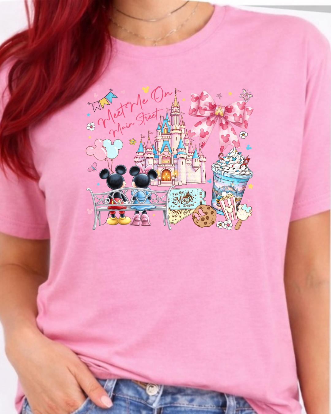 Meet Me On Main Street Disney t-shirt, Disney fashion, Disney clothes, Disney tops, Disney tee, Disney lover