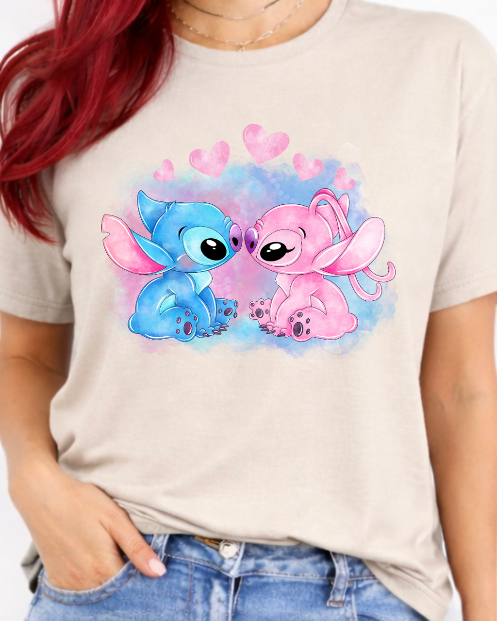 Stitch & Angel Disney t-shirt, Disney fashion, Disney clothes, Disney tops, Disney tee, Disney lover