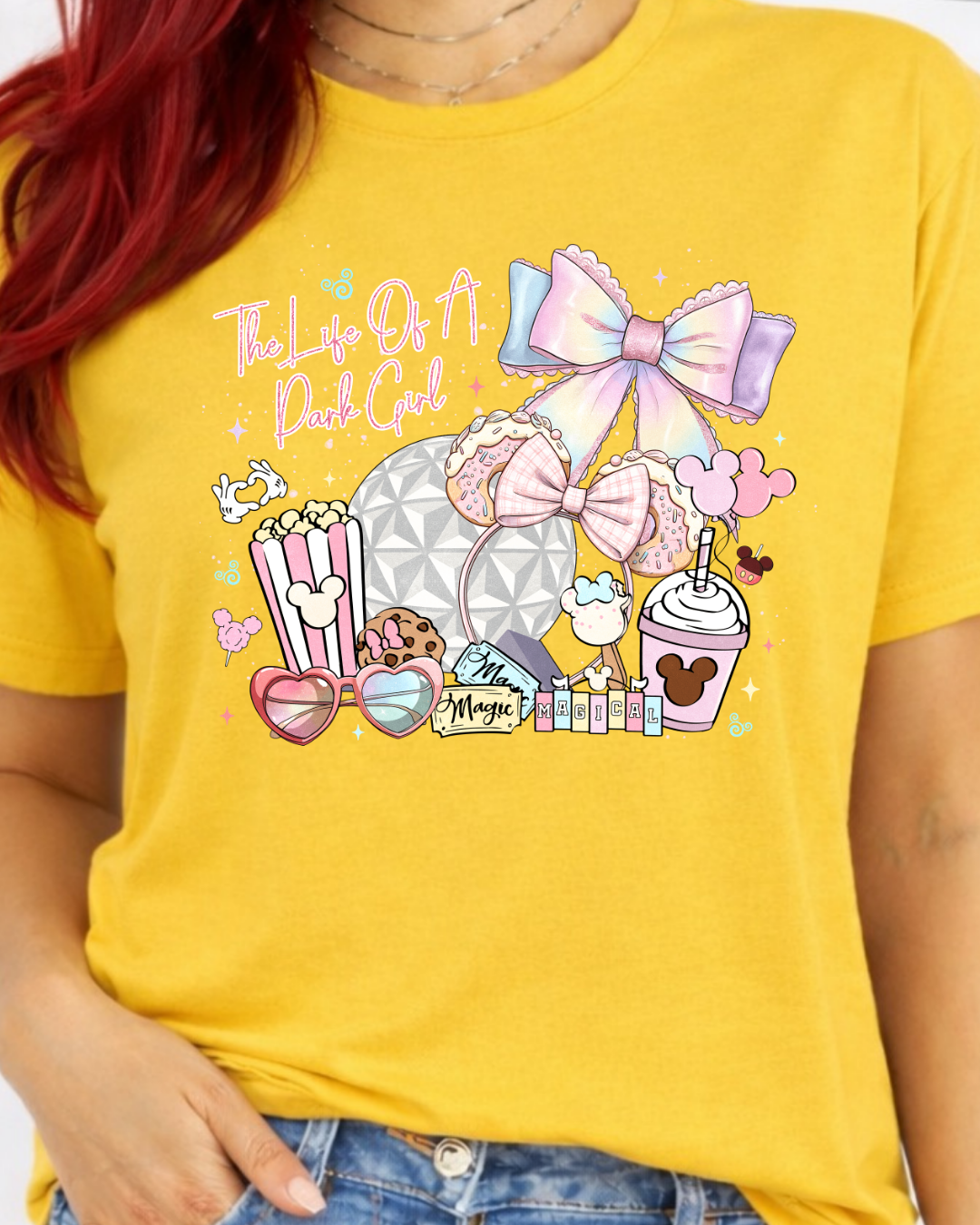 The Life Of A Park Girl Disney t-shirt, Disney fashion, Disney clothes, Disney tops, Disney tee, Disney lover