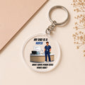 My Dad Is a Nurse Keyring | Nurse Dad Gift | Acrylic Nurse Keychain | Father's Day Gift for Male Nurse | Healthcare Appreciation Gift
