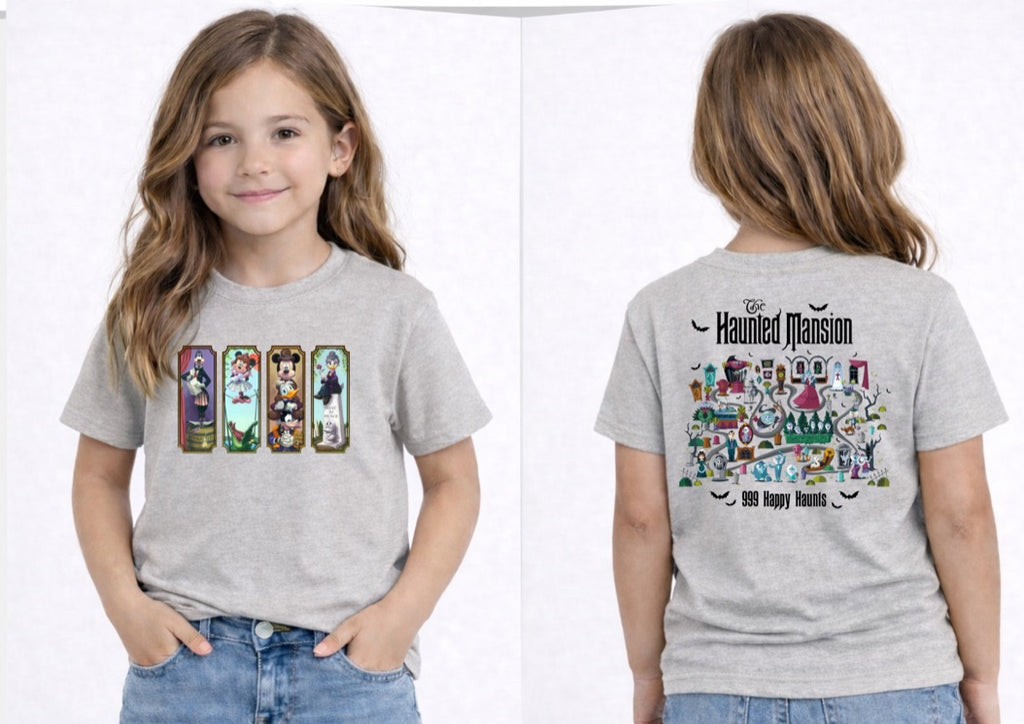 Haunted Mansion 99 Haunts Disney Kids T-Shirt | Disney Everyday Tee | Disney Outfit