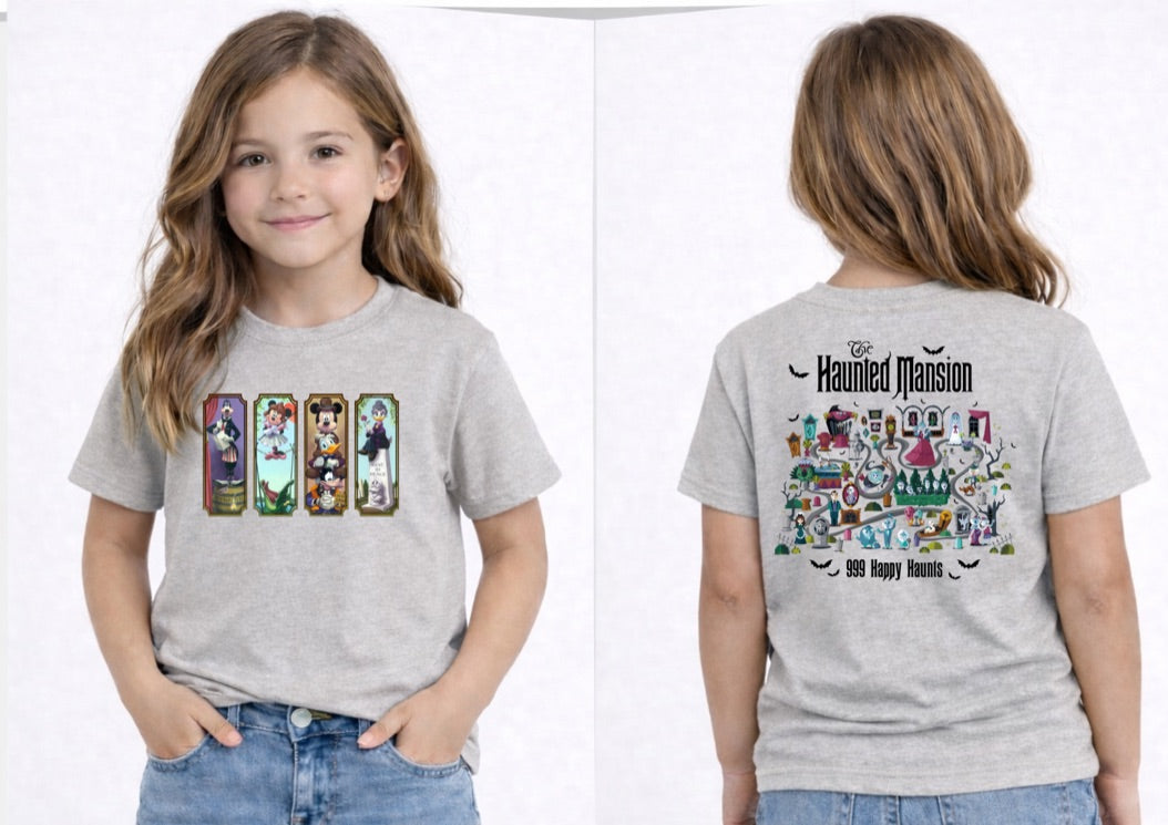 Haunted Mansion 99 Haunts Disney Kids T-Shirt | Disney Everyday Tee | Disney Outfit