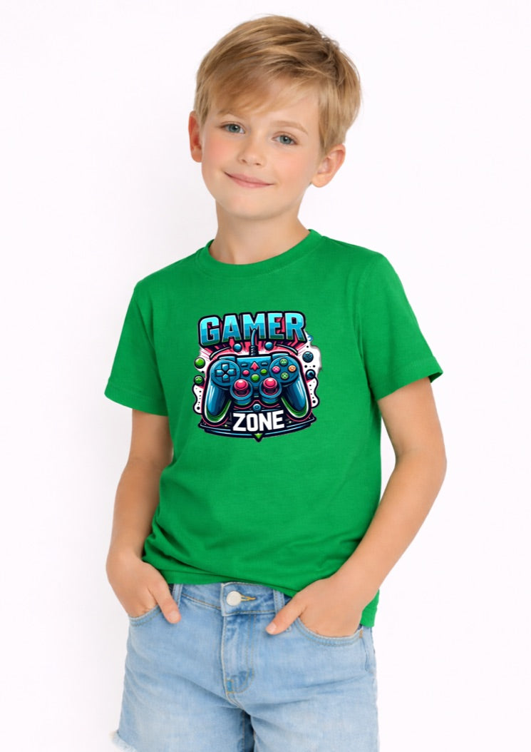 Gamer Zone Kids T-Shirt – Cool Gaming Controller Graphic Tee for Boys