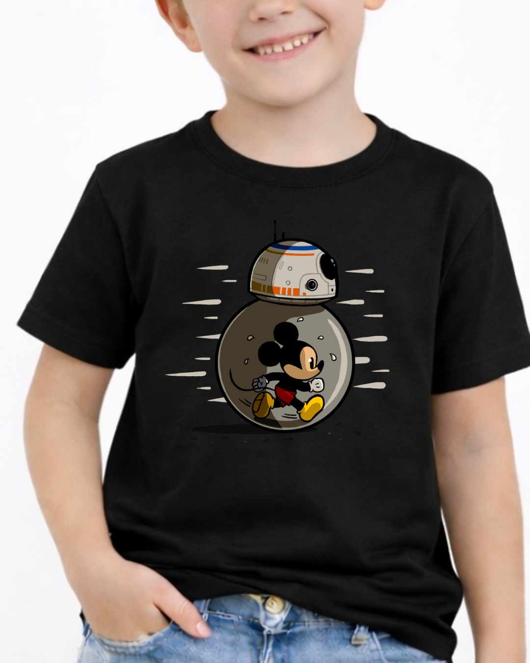 Mickey Mouse BB8 Disney Kids T-Shirt | Disney Everyday Tee | Disney Outfit