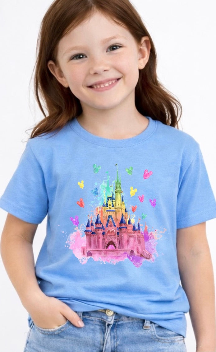 Balloon Castle Disney Kids T-Shirt | Disney Everyday Tee | Disney Outfit