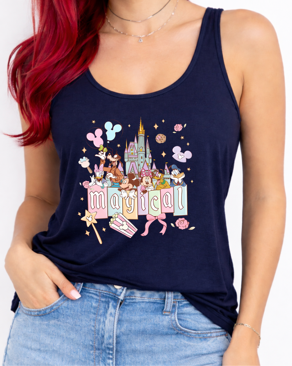 Magical Disney Vest Top, Disney Tank Top Women, Disney World Outfit, Disney Holiday Shirt,