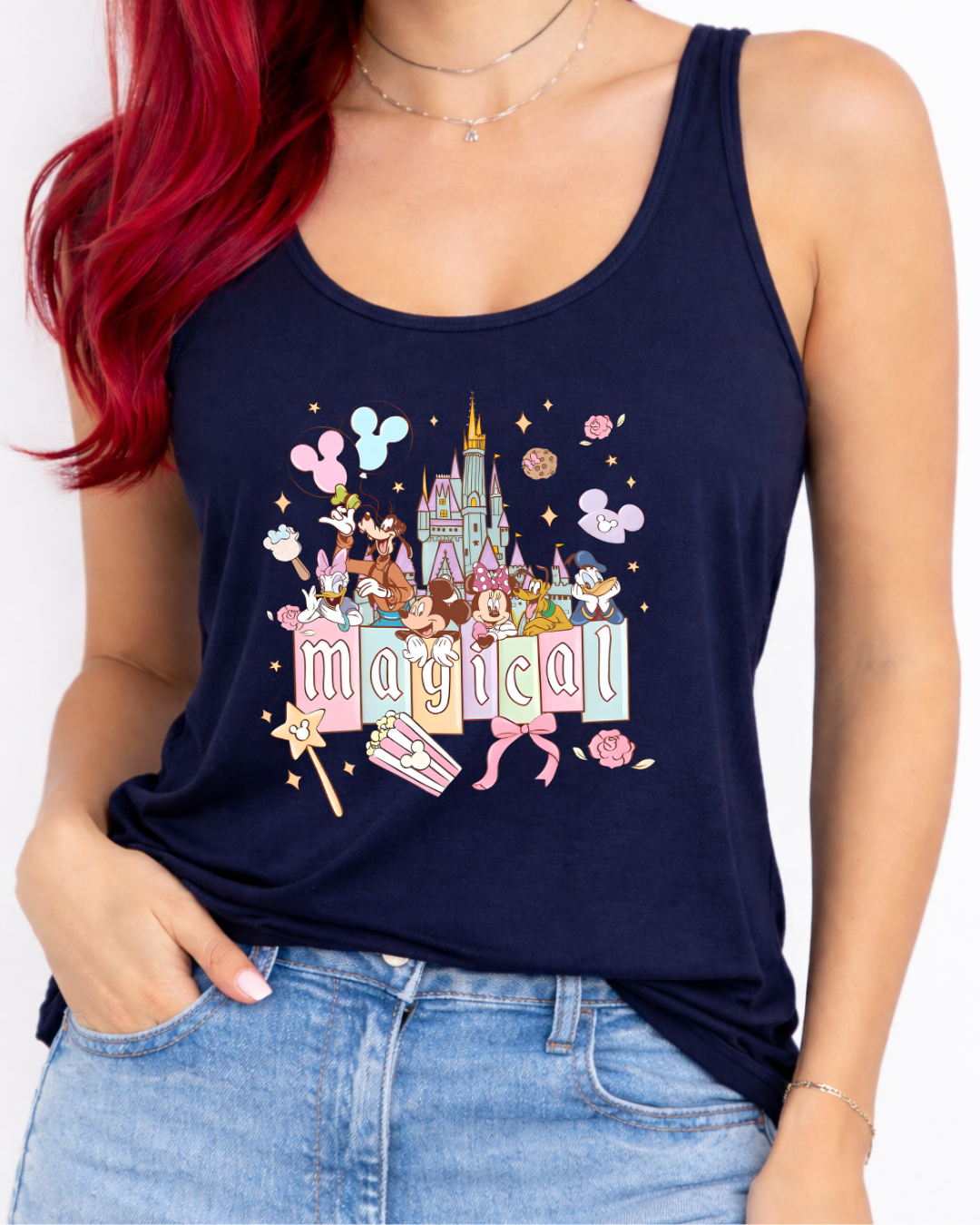 Magical Disney Vest Top, Disney Tank Top Women, Disney World Outfit, Disney Holiday Shirt,