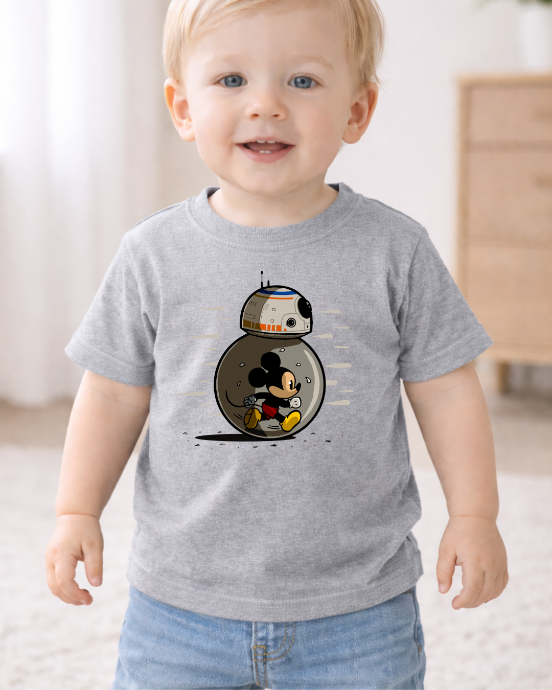 Mickey Mouse BB8 Disney Baby/Toddler T-Shirt | Disney Everyday Tee | Disney Outfit