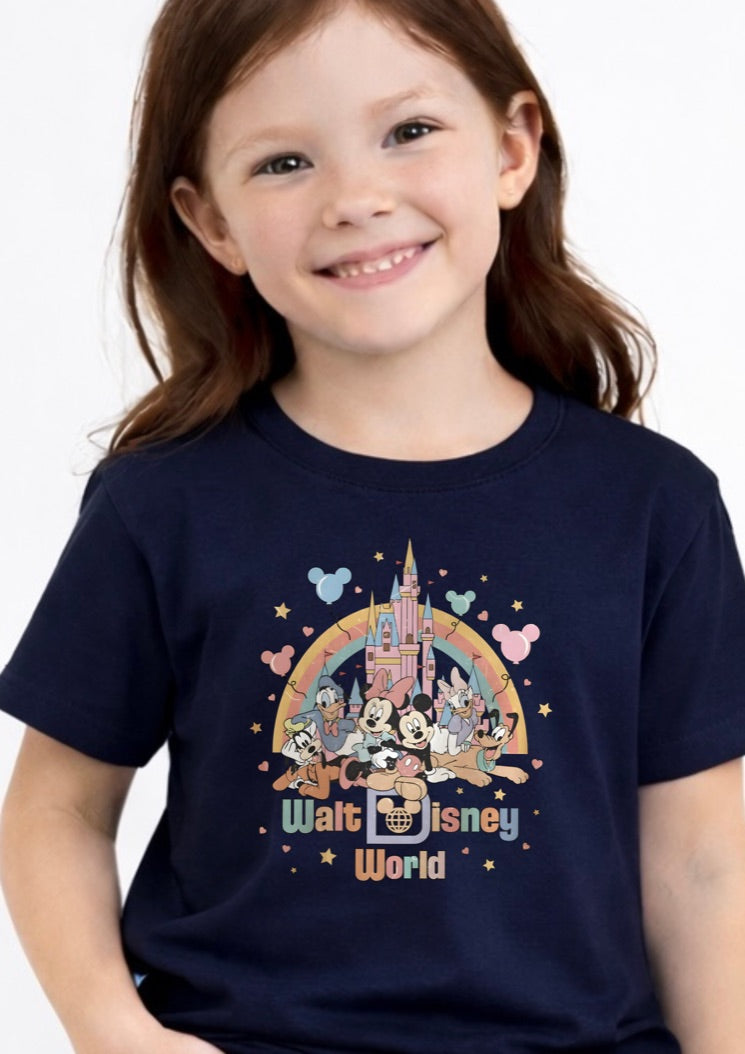 Walt Disney World Castle Disney Kids T-Shirt | Disney Everyday Tee | Disney Outfit