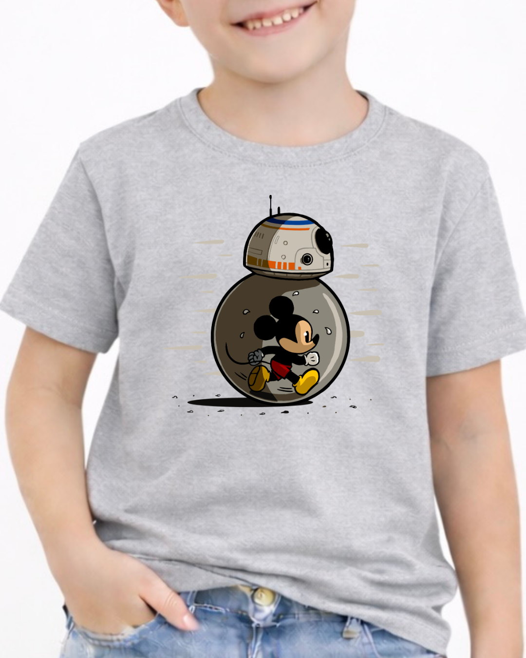 Mickey Mouse BB8 Disney Kids T-Shirt | Disney Everyday Tee | Disney Outfit