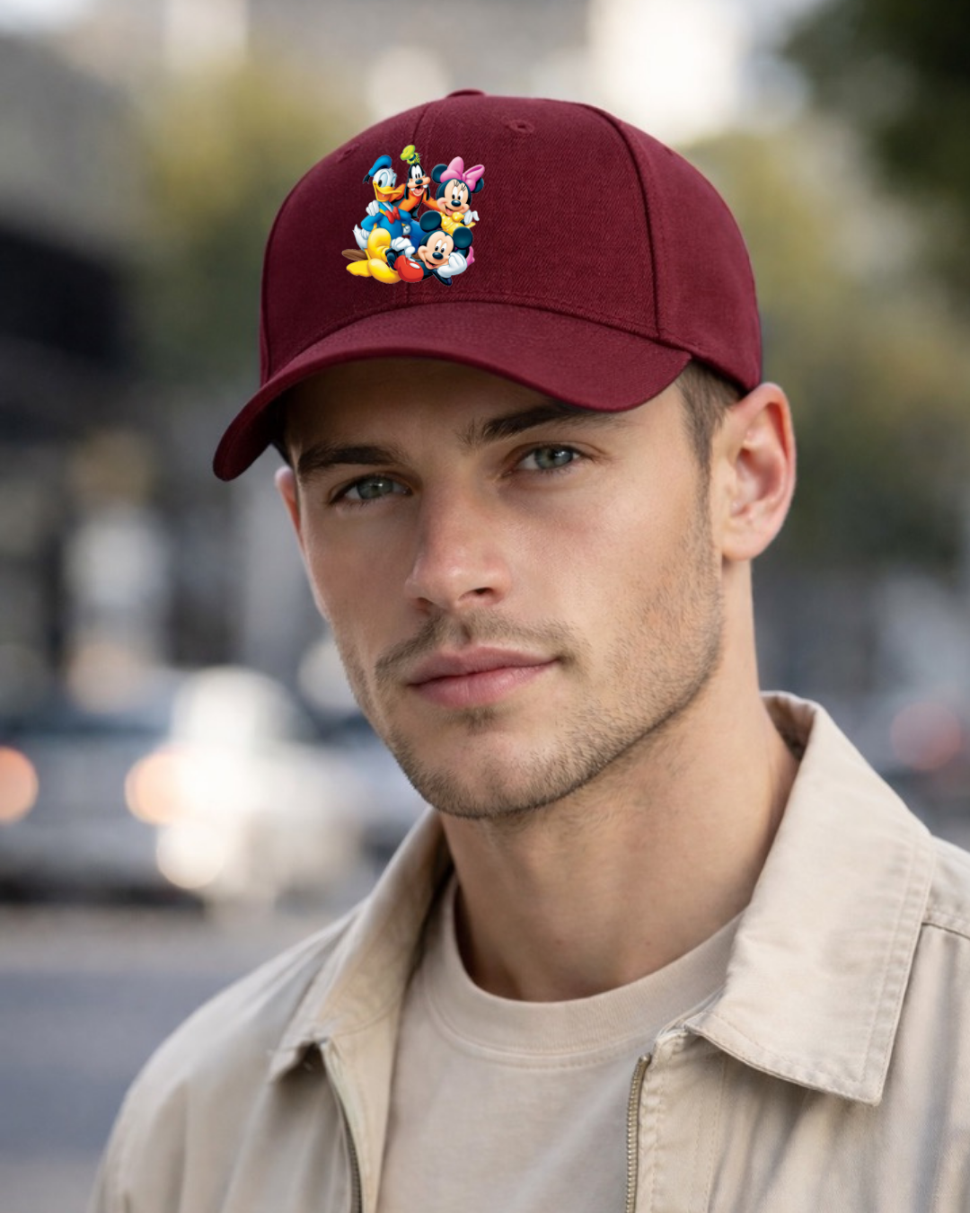 Mickey & Co Adults Disney Basketball Hat, Character Theme Cap,  Park Ready Outfit, Disney Baseball Cap