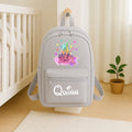Personalised Disney Balloon Castle Backpack – Custom Name School Bag | Kids Nursery Backpack | Personalised Children's Rucksack | Travel Bag | Gift for Boys & Girls