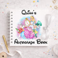 Personalised Alice In Wonderland Disney Autograph Book, Personalised Disney World Trip, Gift For Disney Trip, Disney World Autograph Book