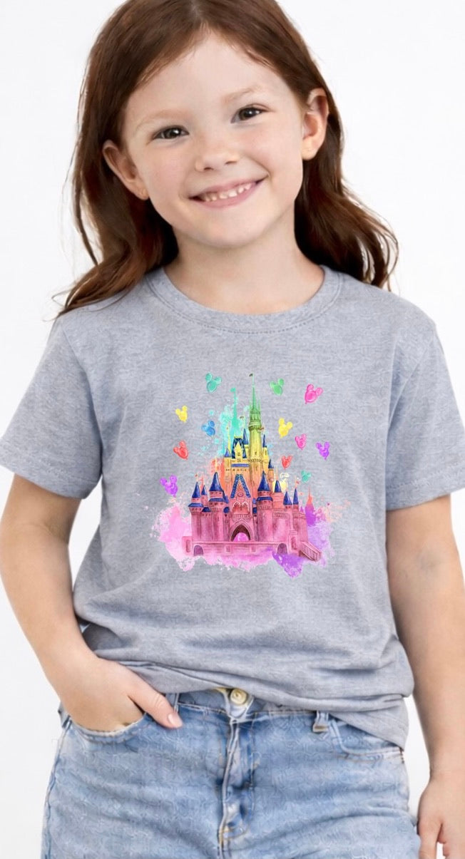 Balloon Castle Disney Kids T-Shirt | Disney Everyday Tee | Disney Outfit