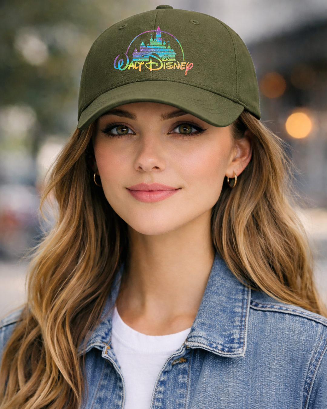 Rainbow Walt Disney Castle Adult Disney Basketball Hat, Character Theme Cap,  Park Ready Outfit, Disney Baseball Cap