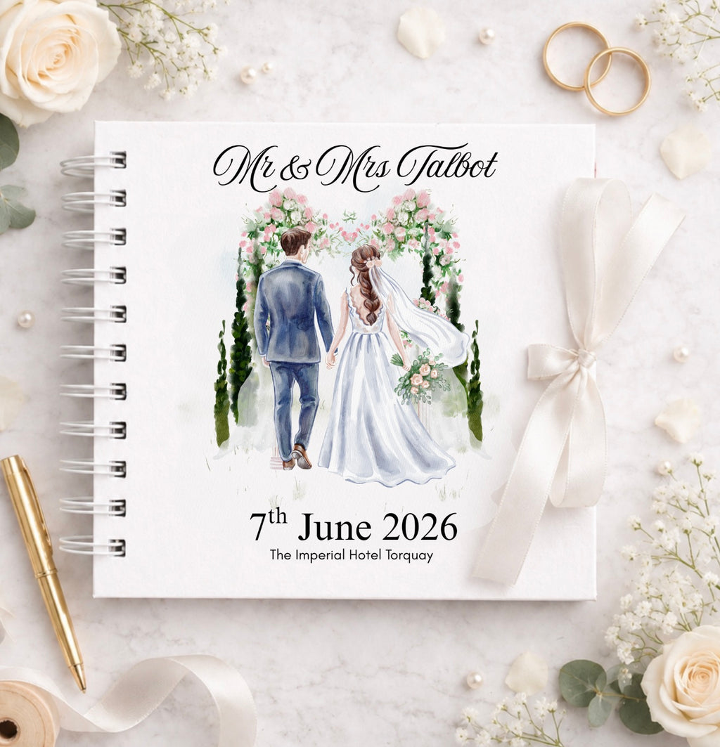 Personalised Wedding Arch Wedding Guest Book