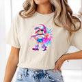 Cute Gamer Girl Graphic T-Shirt – Kawaii Chibi Gaming Tee | Colourful Anime Streetwear Shirt