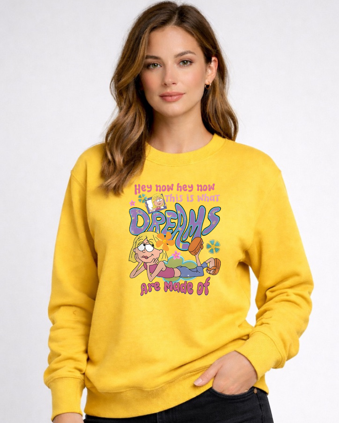This what Dreams Are Made Of Disney Sweatshirt – Cozy Graphic Crewneck, Unisex Disney Style Jumper