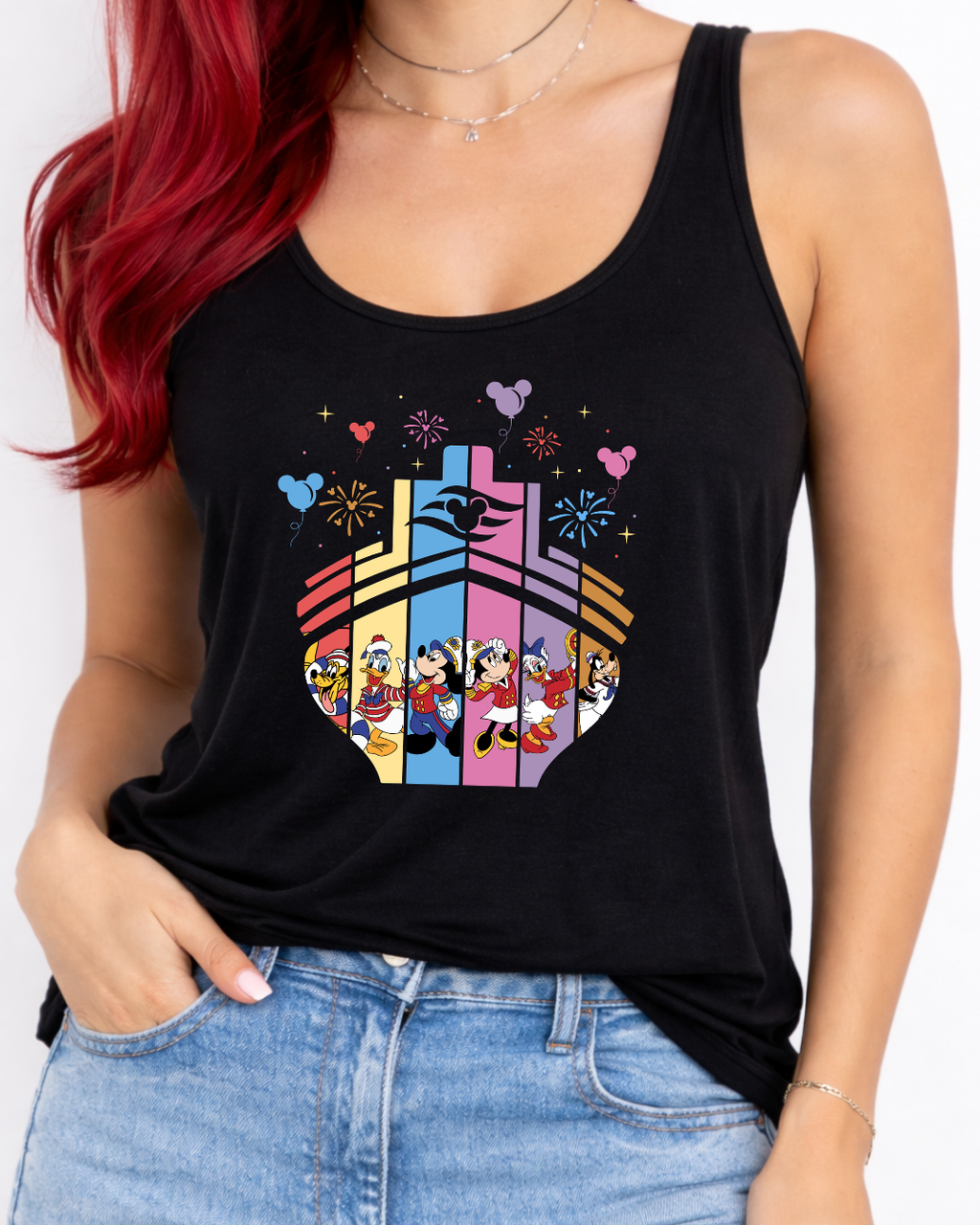 Disney Cruise Boat Disney Vest Top, Disney Tank Top Women, Disney World Outfit, Disney Holiday Shirt,
