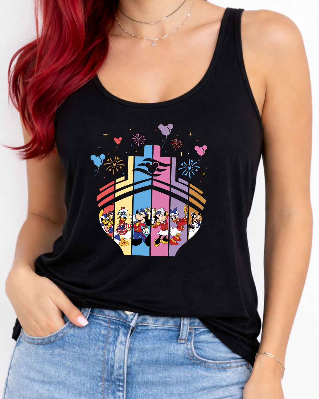 Disney Cruise Boat Disney Vest Top, Disney Tank Top Women, Disney World Outfit, Disney Holiday Shirt,