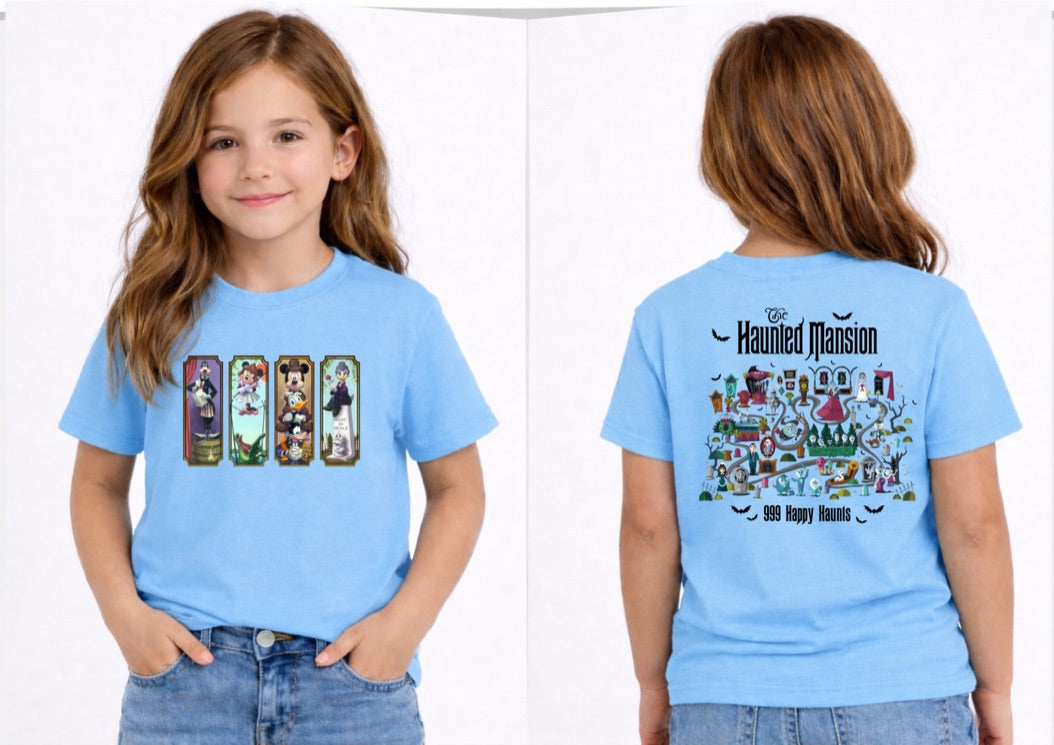 Haunted Mansion 99 Haunts Disney Kids T-Shirt | Disney Everyday Tee | Disney Outfit