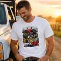 Frenchie Boss Life T-Shirt – Funny Bulldog Graphic Tee – Hip Hop Dog Shirt for Men