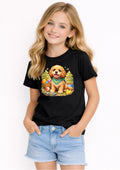 Cute Cockapoo Puppy Kids T-Shirt – Adorable Dog Lover Graphic Tee for Girls