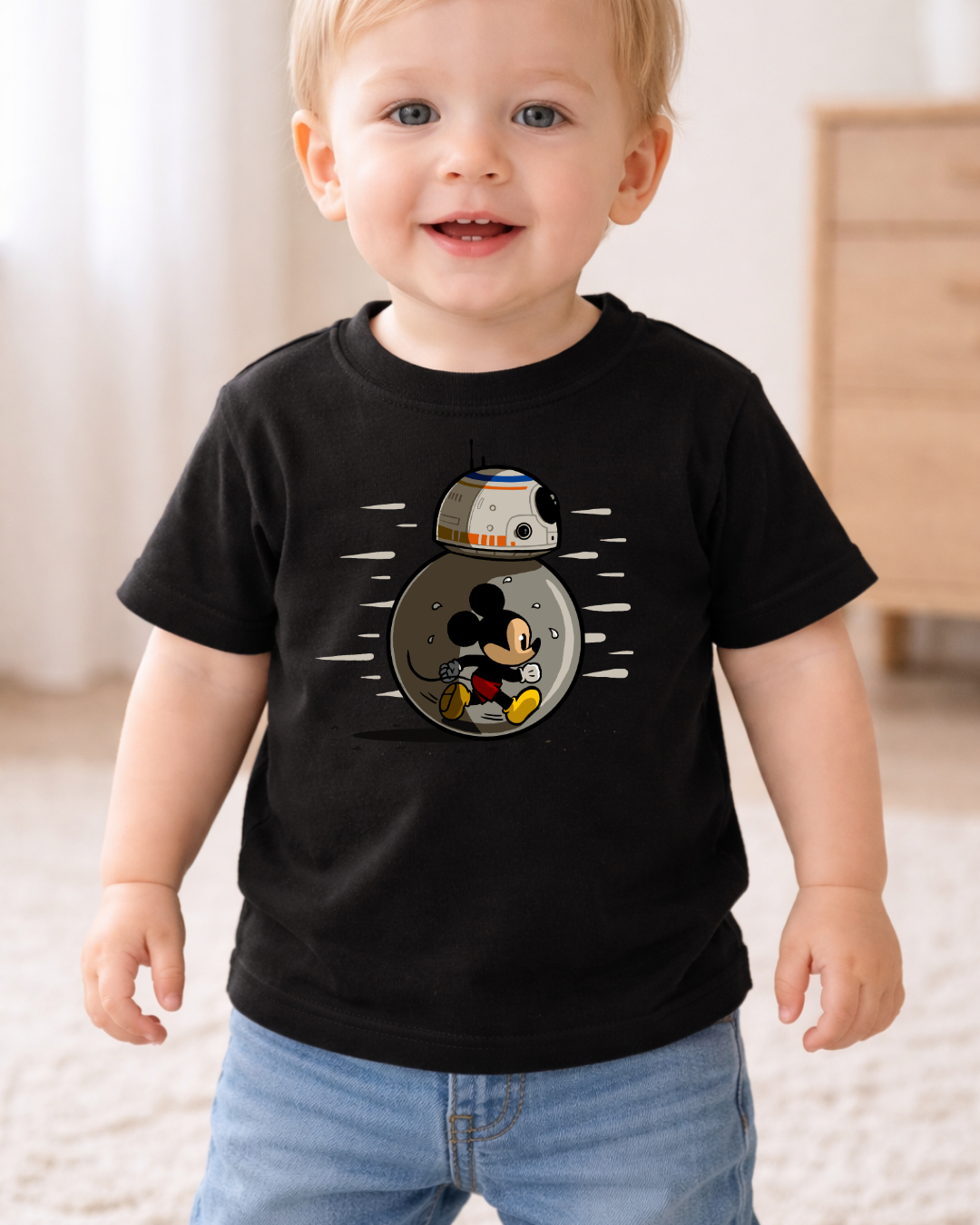 Mickey Mouse BB8 Disney Baby/Toddler T-Shirt | Disney Everyday Tee | Disney Outfit