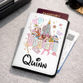 Personalised Magical Castle Disney Passport Cover | Family Holiday Passport Holder | Custom Travel Wallet | Magical Holiday Gift | Personalised Passport Cover