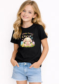 Happy Easter Bunny Kids T-Shirt – Cute Easter Egg Graphic Tee for Girls