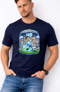 Coventry City Football Fan Graphic T-Shirt – Cartoon Soccer Supporter Unisex Tee - Match Day Shirt