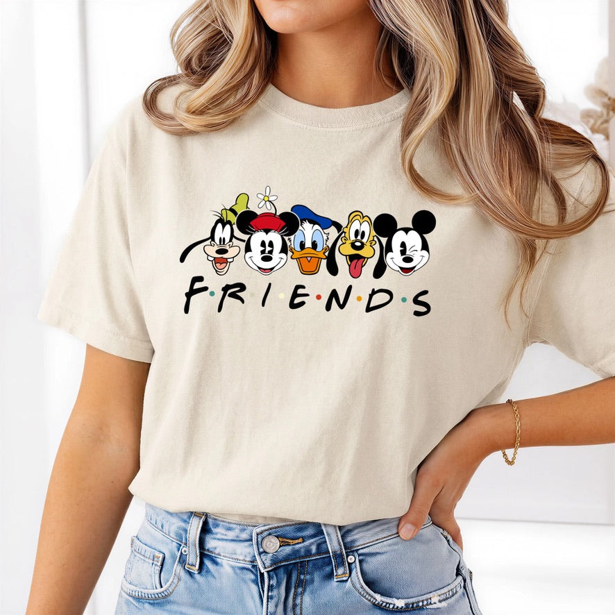 Friends Disney T-shirt, Disney fashion, Disney clothes, Disney tops, Disney tee, Disney lover
