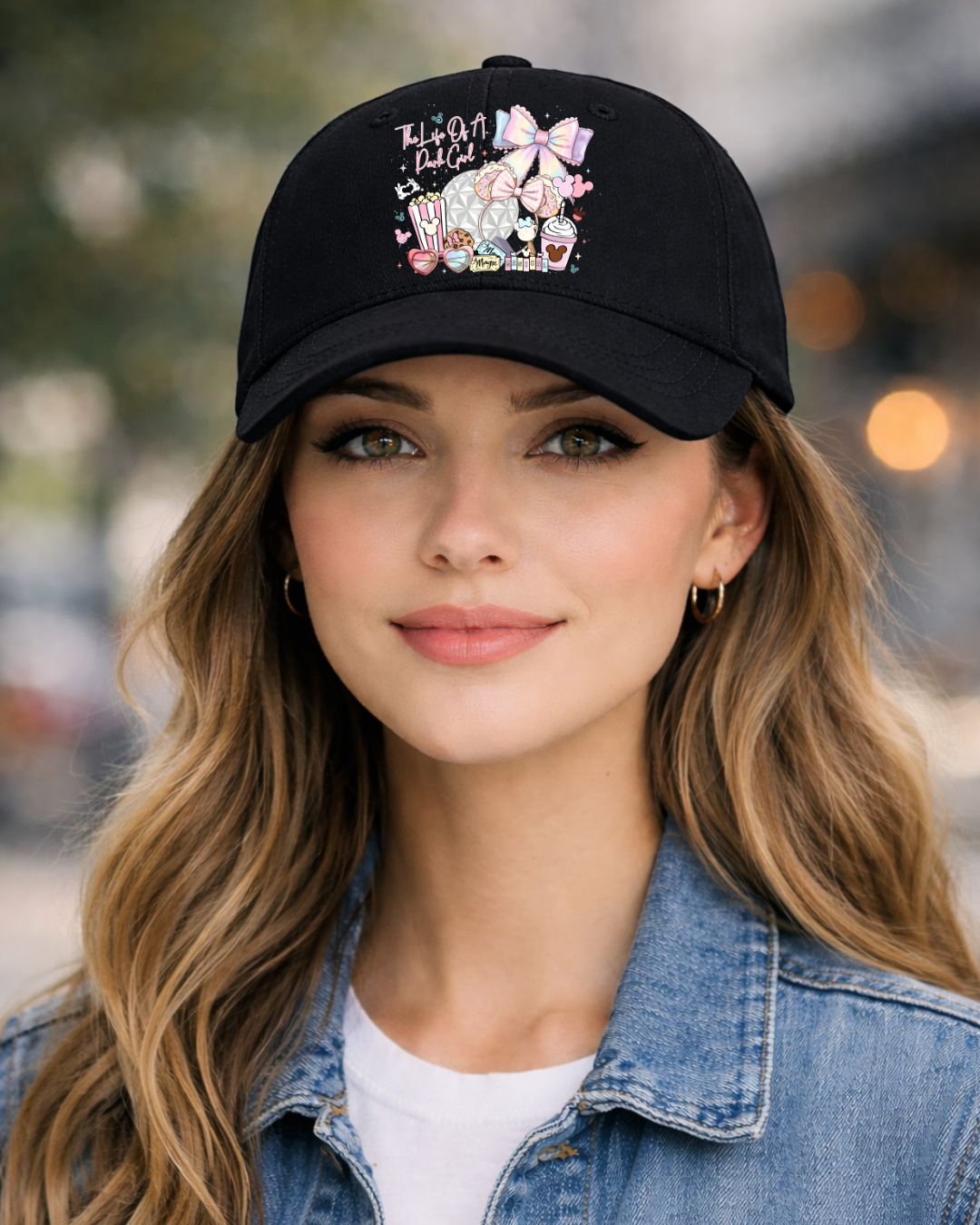 The Life Of A Park Girl Adult Disney Basketball Hat, Character Theme Cap,  Park Ready Outfit, Disney Baseball Cap