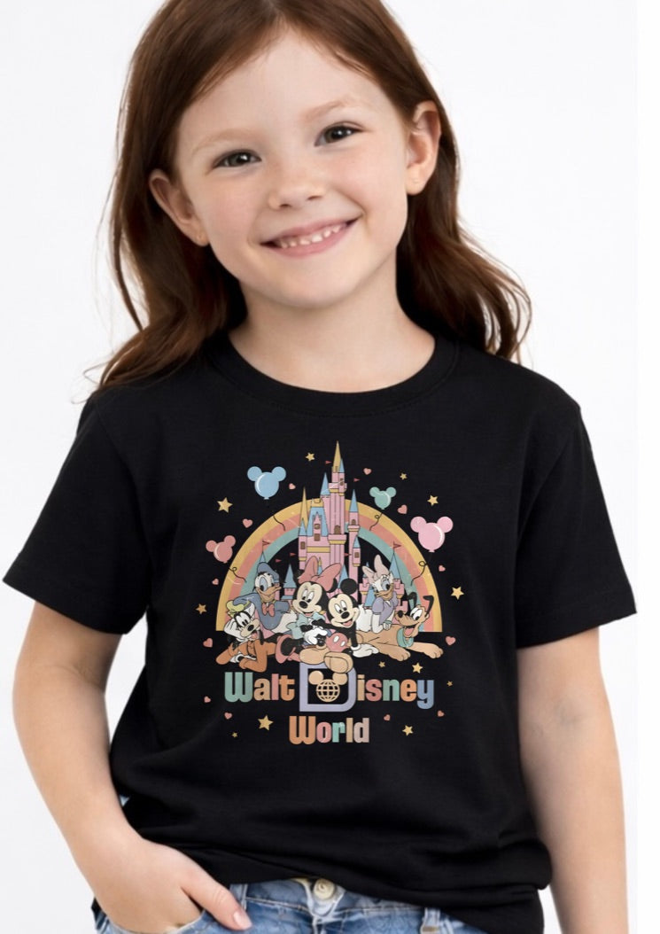 Walt Disney World Castle Disney Kids T-Shirt | Disney Everyday Tee | Disney Outfit