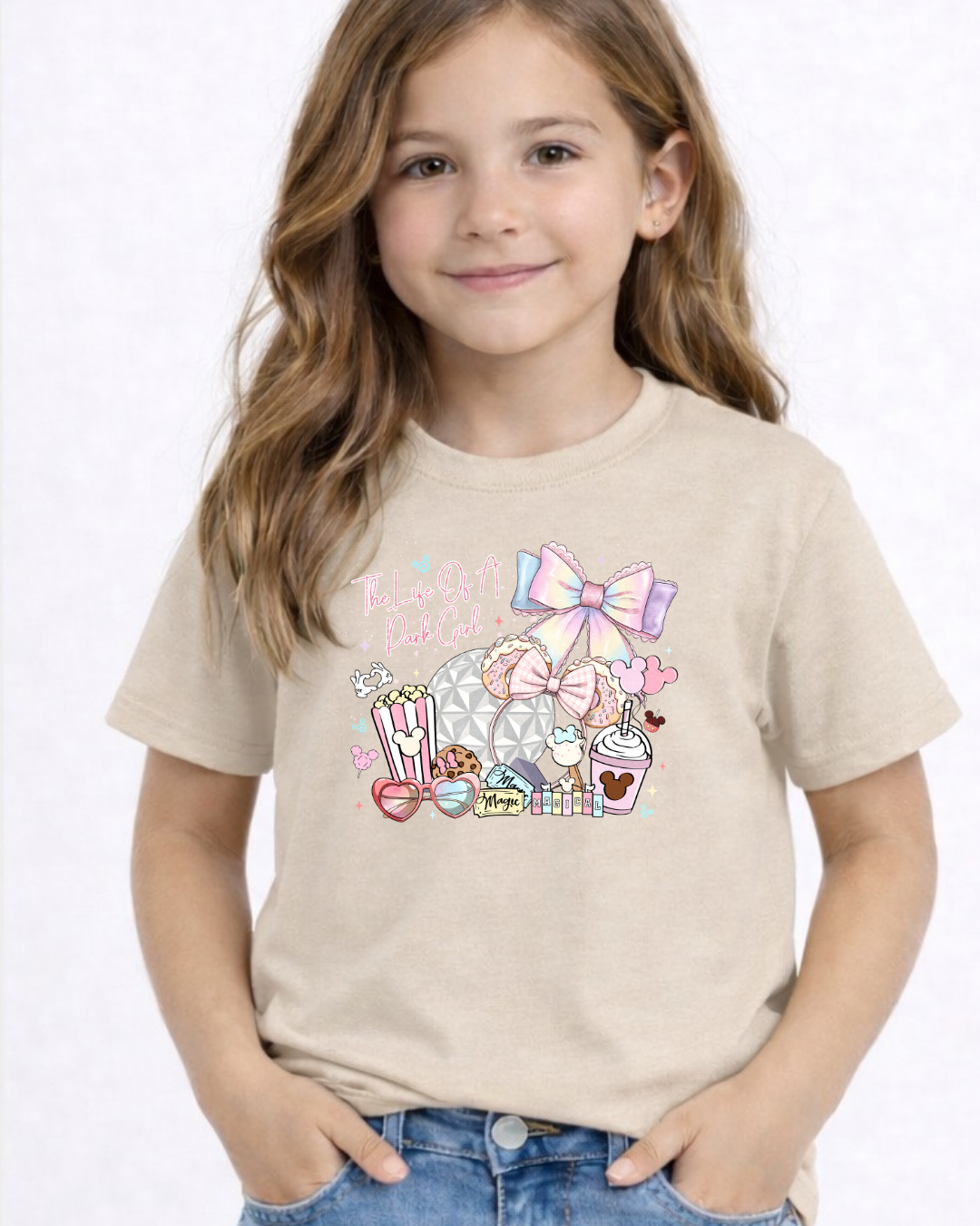 The Life Of A Park Girl Disney Kids T-Shirt | Disney Everyday Tee | Disney Outfit