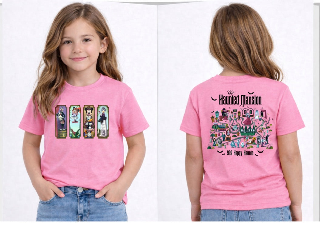 Haunted Mansion 99 Haunts Disney Kids T-Shirt | Disney Everyday Tee | Disney Outfit