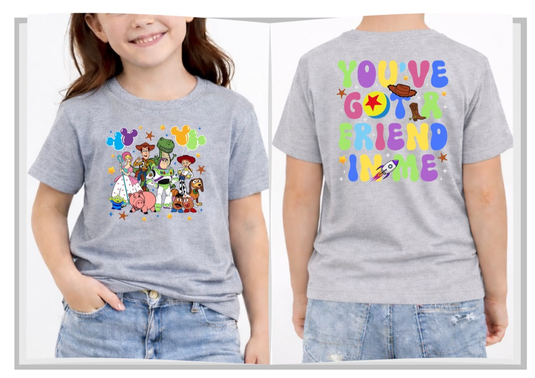 Toy story You've Got A Friend In Me Disney Kids T-Shirt | Disney Everyday Tee | Disney Outfit