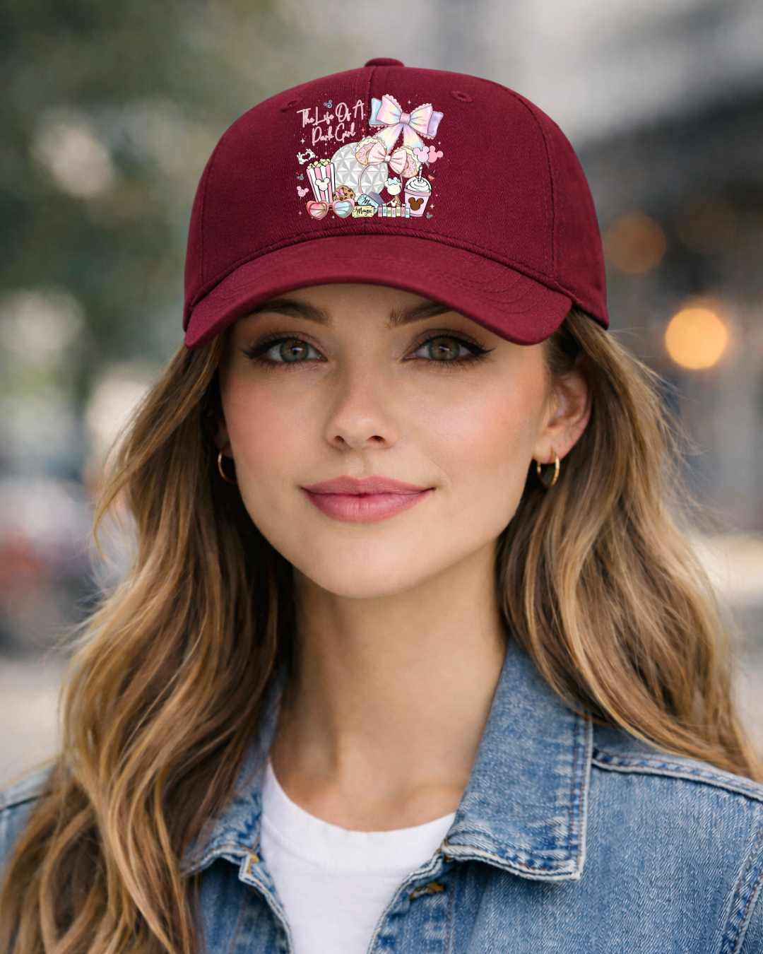 The Life Of A Park Girl Adult Disney Basketball Hat, Character Theme Cap,  Park Ready Outfit, Disney Baseball Cap