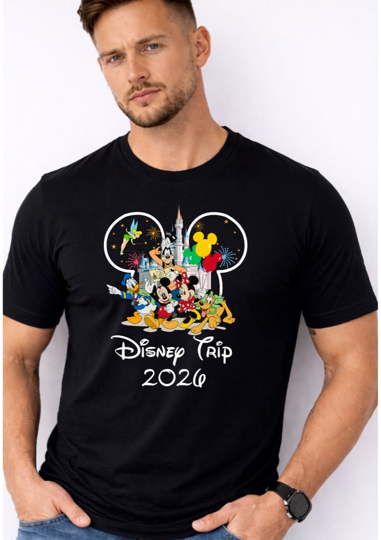 Mickey Mouse Disney Trip 2026 Disney t-shirt, Disney fashion, Disney clothes, Disney tops, Disney tee, Disney lover