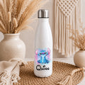 Personalised Stitch Water Bottle | Custom Drinks Bottle | Name Water Bottle | Reusable Bottle | School Water Bottle | Gym Bottle | Gift for Kids & Adults