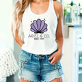 Ariel & Co Vest Top, Disney Tank Top Women, Disney World Outfit, Disney Holiday Shirt, Theme Park Outfit, Cute Disney