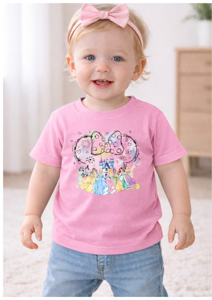 Princess Minnie Castle Disney Baby/Toddler T-Shirt | Disney Everyday Tee | Disney Outfit