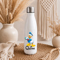 Personalised Donald Duck Water Bottle | Custom Drinks Bottle | Name Water Bottle | Reusable Bottle | School Water Bottle | Gym Bottle | Gift for Kids & Adults